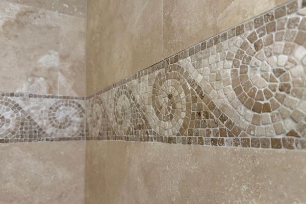 shower tile detail